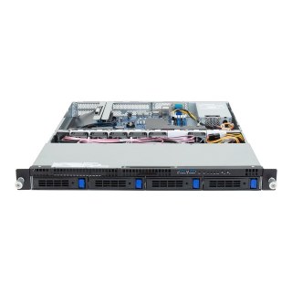 Gigabyte Platforma Gigabyte Rack (1U) R123-X00-AA01 Intel E-24XX (4x 3,5" SATA HS, 1xM.2, 2x1Gbe, IPMI, 1x400W)