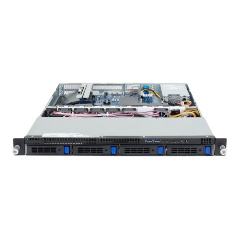 Gigabyte Platforma Gigabyte Rack (1U) R123-X00-AA01 Intel E-24XX (4x 3,5" SATA HS, 1xM.2, 2x1Gbe, IPMI, 1x400W)