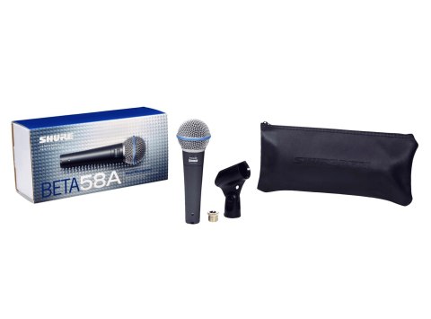 SHURE Shure Beta 58A - Mikrofon dynamiczny, superkardioidalny, wokalny