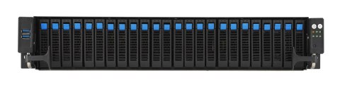 ASUS Platforma Asus Rack (2U) RS520A-E12-RS24U AMD Epyc 9004 (24x NVMe, 2xM.2, 2x10Gbe, IPMI, 1+1 1600W)