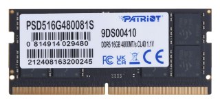 Patriot Memory PATRIOT SIGNATURE SO-DIMM DDR5 16GB 4800MHz 1 Rank