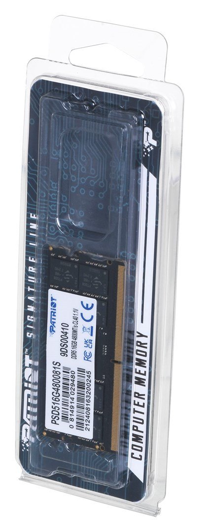 Patriot Memory PATRIOT SIGNATURE SO-DIMM DDR5 16GB 4800MHz 1 Rank