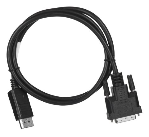 Lanberg Kabel Lanberg CA-DPDV-10CU-0010-BK (DisplayPort M - DVI-D M; 1m; kolor czarny)