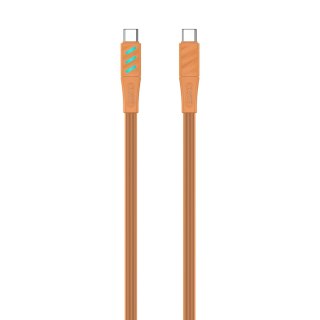 HAVIT Kabel do ładowania Havit Typ C CB6254 pomarańczowy