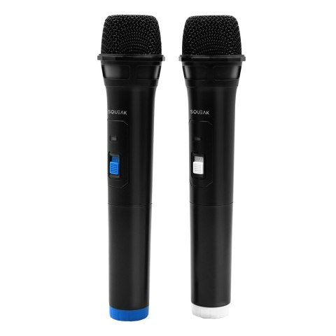 SQUEAK SQUEAK ZESTAW MIKROFONÓW DO KARAOKE VOCALDUO 2,4G SQ1007