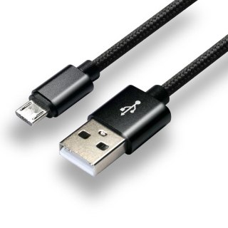 EverActive Kabel zasilający everActive CBB-1MB (USB - Micro USB ; 1m; kolor czarny)