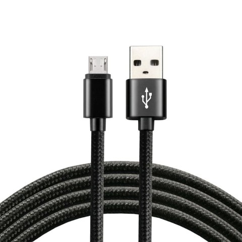 EverActive Kabel zasilający everActive CBB-1MB (USB - Micro USB ; 1m; kolor czarny)