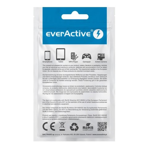 EverActive Kabel zasilający everActive CBS-1IB (USB - Lightning ; 1m; kolor czarny)