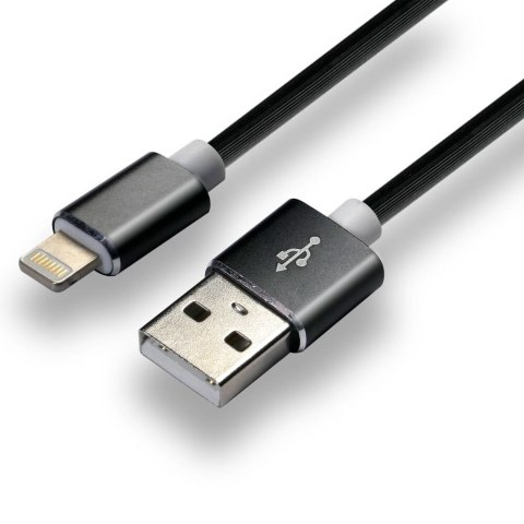 EverActive Kabel zasilający everActive CBS-1IB (USB - Lightning ; 1m; kolor czarny)