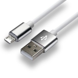 EverActive Kabel zasilający everActive CBS-1MW (USB - Micro USB ; 1m; kolor biały)
