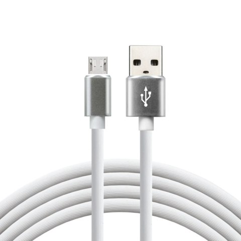 EverActive Kabel zasilający everActive CBS-1MW (USB - Micro USB ; 1m; kolor biały)
