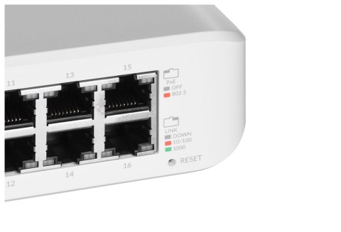 UBIQUITI Switch Ubiquiti UniFi Lite 16 PoE 16p PoE ( PoE+: 8;) Managed Gigabit (USW-Lite-16-PoE-EU)
