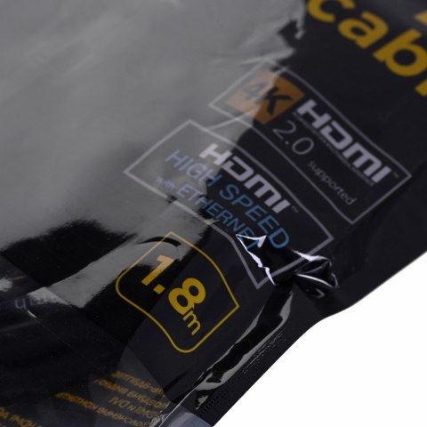 GEMBIRD Kabel GEMBIRD CC-HDMI-DVI-6 (HDMI M - DVI-D M; 1,8m; kolor czarny)