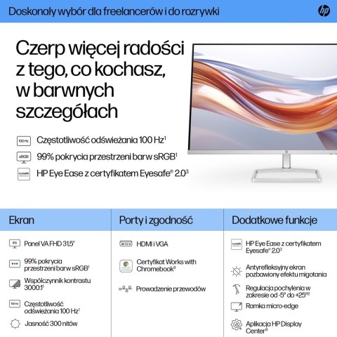 Hewlett-Packard MONITOR HP LED VA 31,5" 532sf (94F50E9) 100Hz