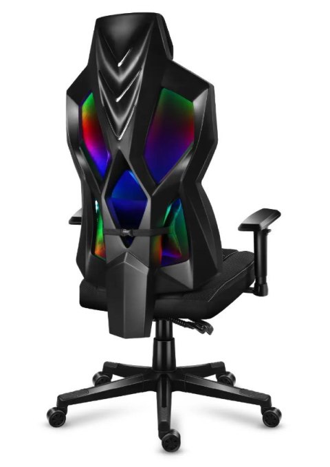 Huzaro Fotel gamingowy Huzaro Combat 6.2 Black RGB