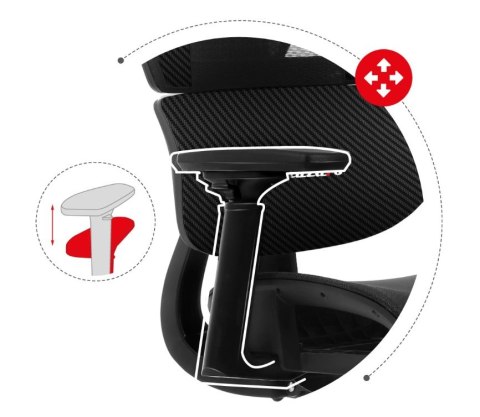 Huzaro Fotel gamingowy Huzaro Combat 8.0 Carbon