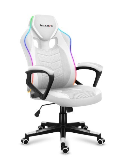 Huzaro Fotel gamingowy Huzaro Force 2.5 RGB WHITE MESH