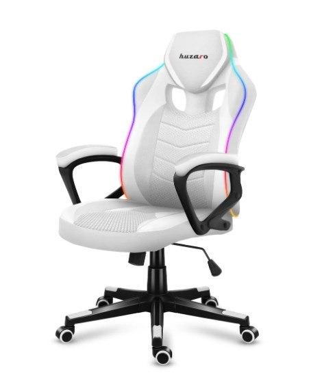 Huzaro Fotel gamingowy Huzaro Force 2.5 RGB WHITE MESH