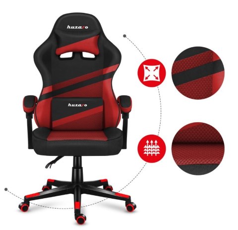 Huzaro Fotel gamingowy Huzaro Force 4.4 Red Mesh