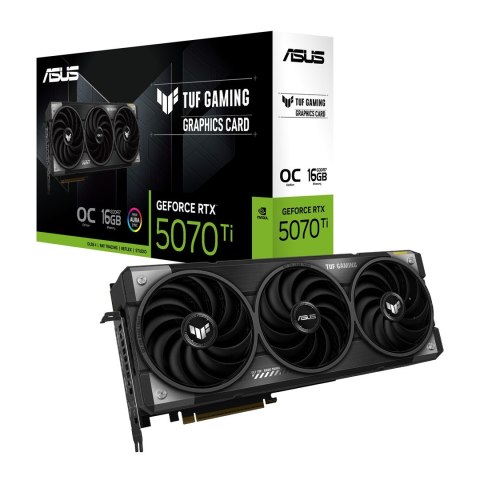 ASUS Karta graficzna ASUS TUF Gaming GeForce RTX 5070 Ti OC 16GB