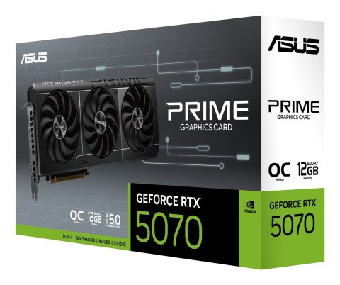 ASUS Karta graficzna ASUS PRIME GeForce RTX 5070 OC 12GB