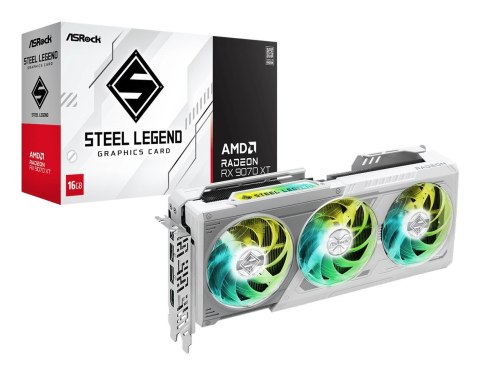 Asrock Karta graficzna ASRock Radeon RX 9070 XT Steel Legend 16GB