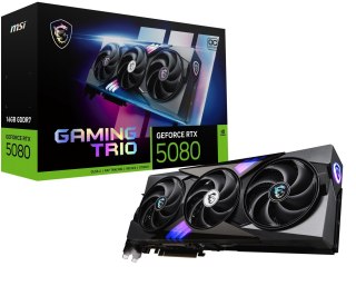MSI Karta graficzna MSI GeForce RTX 5080 16GB GAMING TRIO OC GDDR7