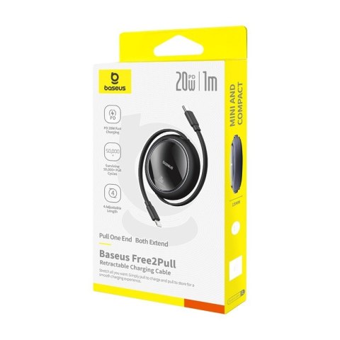 Baseus Kabel Baseus Free2Pull 20W 1m (czarny)