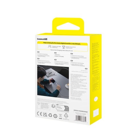 Baseus Kabel Baseus Gem 2.4A 1m (fioletowy)