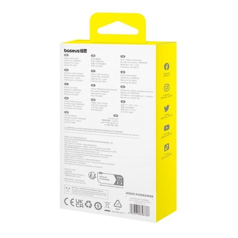 Baseus Kabel Baseus Gem Typ C-Typ C 100W 2m (biały)