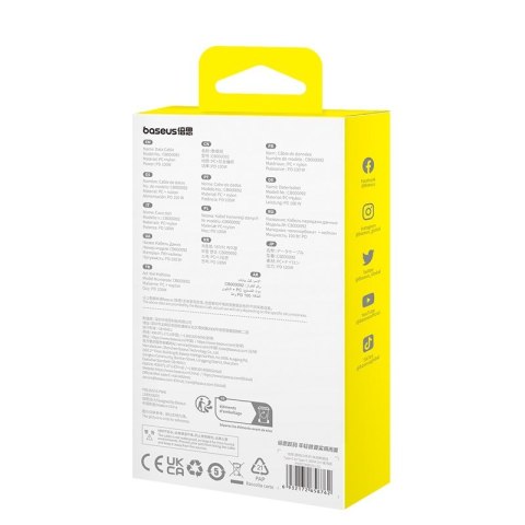 Baseus Kabel Baseus Gem Typ C-Typ C 100W 2m (niebieski)