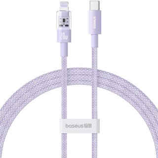 Baseus Kabel Baseus Gem USB C-IP 20W 1m (fioletowy)
