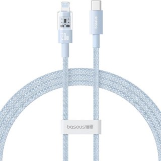 Baseus Kabel Baseus Gem USB C-IP 20W 1m (niebieski)