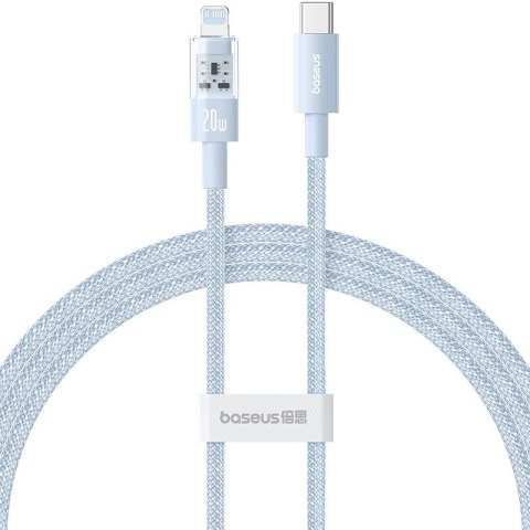 Baseus Kabel Baseus Gem USB C-IP 20W 1m (niebieski)