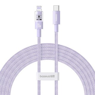 Baseus Kabel Baseus Gem USB C-IP 20W 2m (fioletowy)