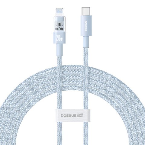 Baseus Kabel Baseus Gem USB C-IP 20W 2m (niebieski)