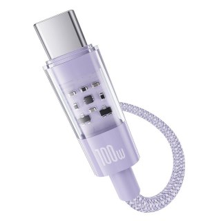 Baseus Kabel Baseus Gem USB-USB C 100W 1m (fioletowy)