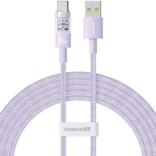 Baseus Kabel Baseus Gem USB-USB C 100W 2m (fioletowy)