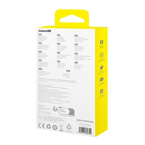 Baseus Kabel Baseus Gem USB-USB C 100W 2m (fioletowy)