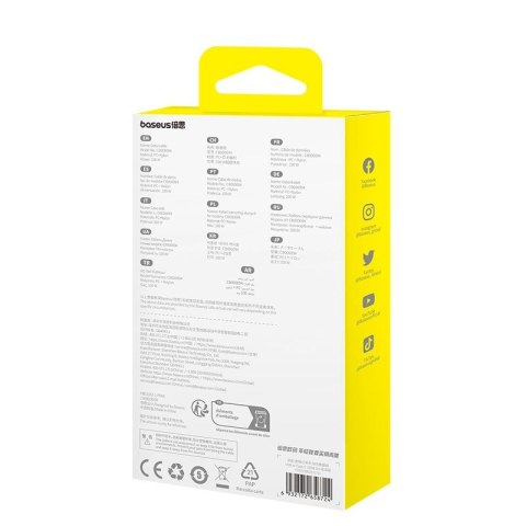 Baseus Kabel Baseus Gem USB-USB C 100W 2m (niebieski)