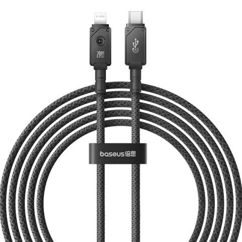 Baseus Kabel Baseus Unbreakable USB C-IP 20W 2m (czarny)