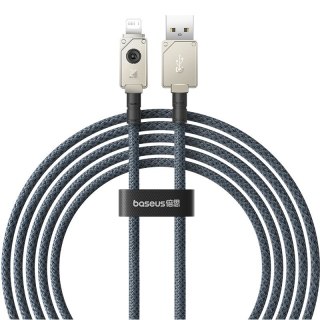 Baseus Kabel Baseus Unbreakable USB-IP 2.4A 2m (czarny)