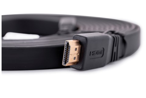 Lanberg Kabel Lanberg CA-HDMI-21CU-0050-BK (HDMI M - HDMI M; 5m; kolor czarny)