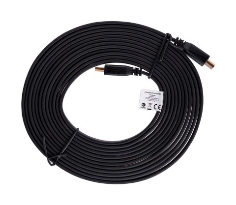 Lanberg Kabel Lanberg CA-HDMI-21CU-0050-BK (HDMI M - HDMI M; 5m; kolor czarny)