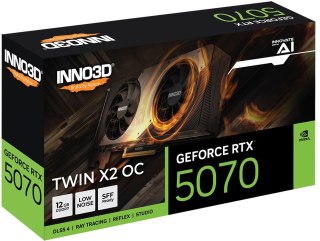 INNO3D Karta graf. INNO3D GeForce RTX 5070 TWIN X2 OC 12GB