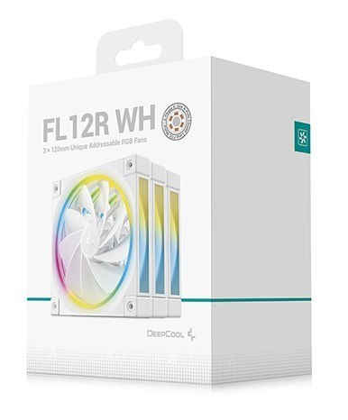 DEEPCOOL Wentylator DeepCool FL12R WH 3IN1 (R-FL12R-WHAPN3-G)