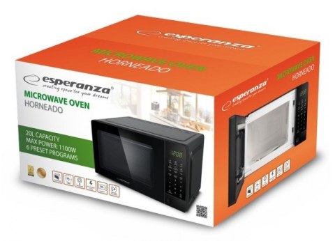 Esperanza ESPERANZA KUCHENKA MIKROFALOWA HORNEADO EKO009