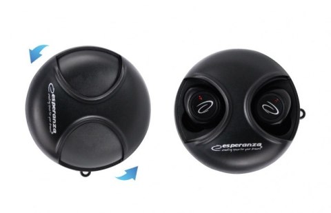 Esperanza ESPERANZA SŁUCHAWKI DOUSZNE BLUETOOTH TWS ARIES EH228K