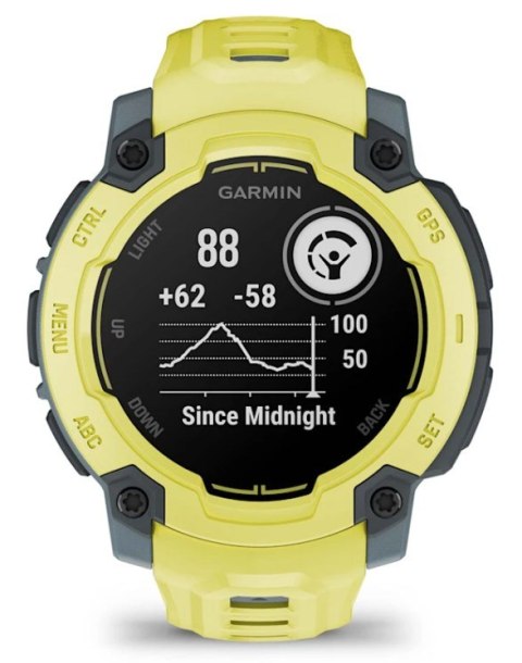 Garmin Zegarek sportowy Garmin Instinct E Electric Lime 45mm Limonkowy