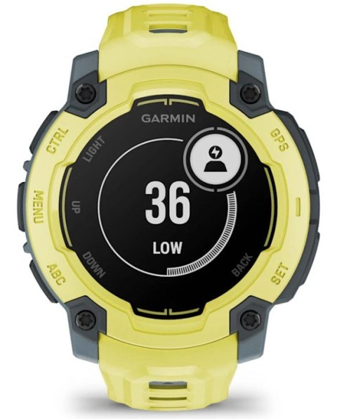 Garmin Zegarek sportowy Garmin Instinct E Electric Lime 45mm Limonkowy